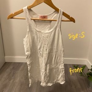 White Sleeveless Top